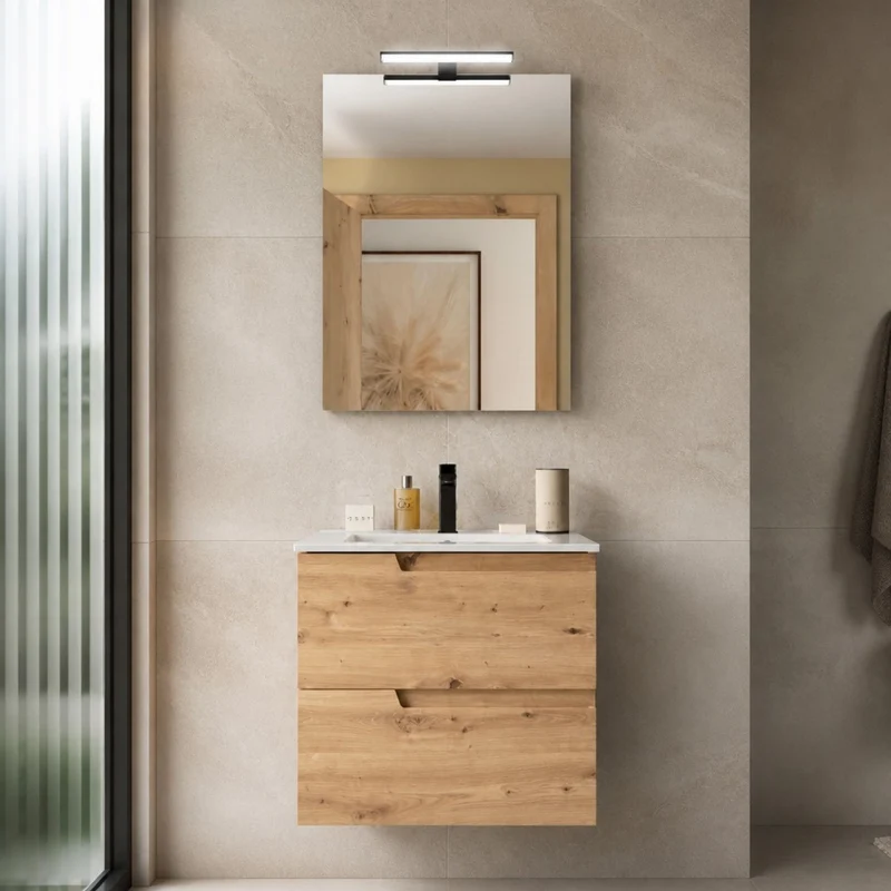 Mueble de Baño Vima Salgar + Lavabo + Espejo - Salgar