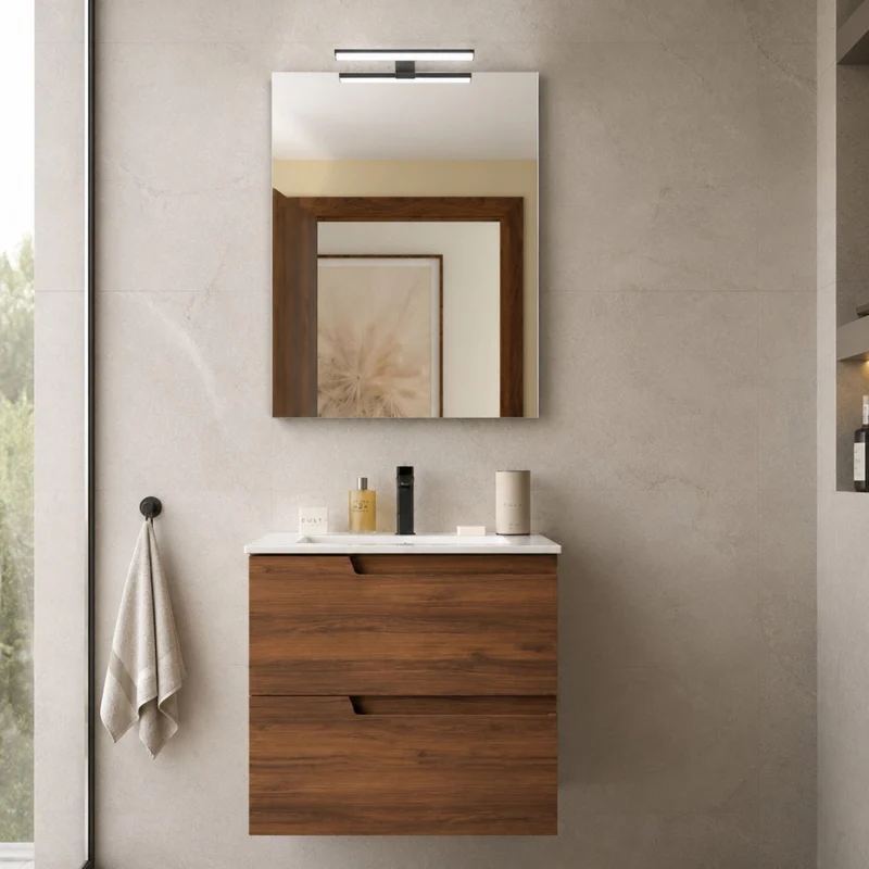 Mueble de Baño Vima Salgar + Lavabo + Espejo - Salgar