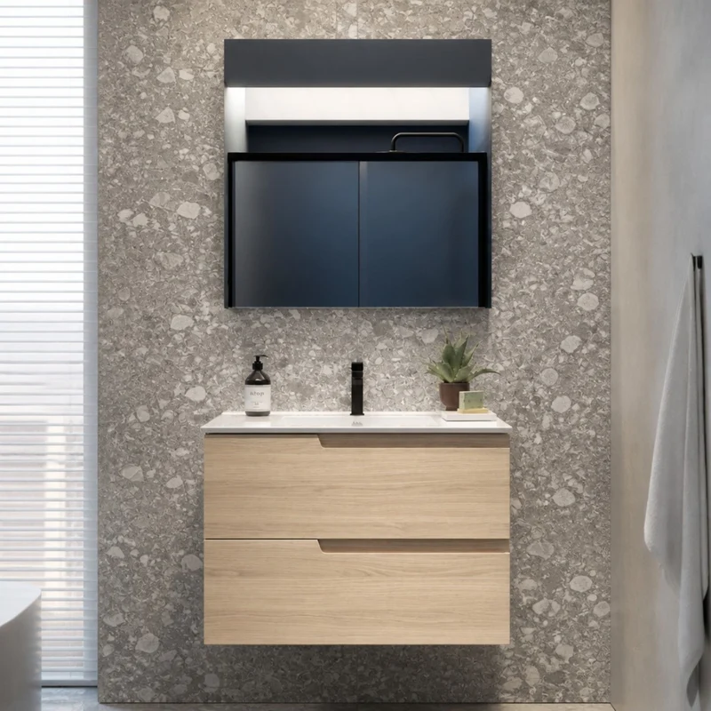 Mueble de Baño Vima Salgar + Lavabo + Espejo - Salgar