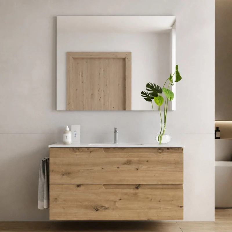 Mueble de Baño Vima Salgar + Lavabo + Espejo - Salgar