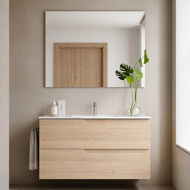 Mueble de Baño Vima Salgar + Lavabo + Espejo - Salgar