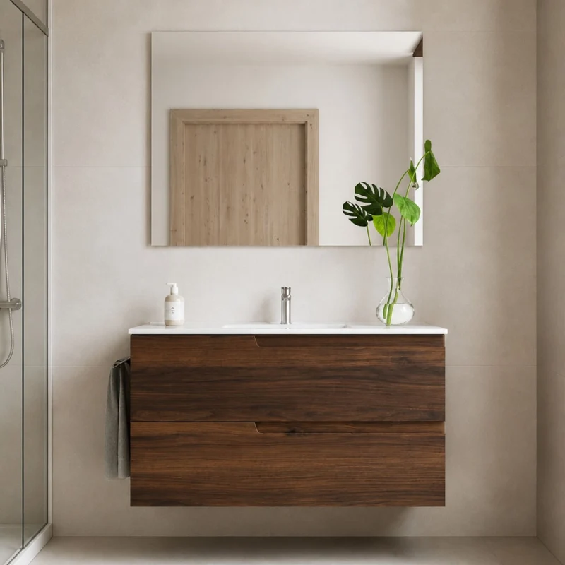 Mueble de Baño Vima Salgar + Lavabo + Espejo - Salgar