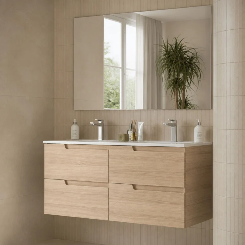 Mueble de Baño Vima Salgar + Lavabo + Espejo - Salgar