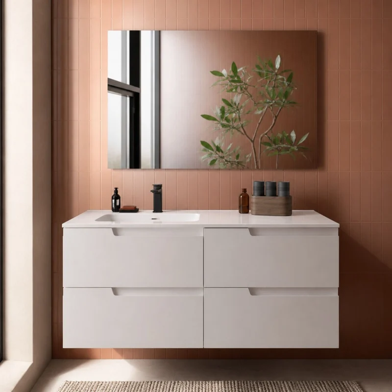 Mueble de Baño Vima Salgar + Lavabo + Espejo - Salgar