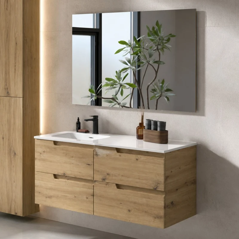 Mueble de Baño Vima Salgar + Lavabo + Espejo - Salgar