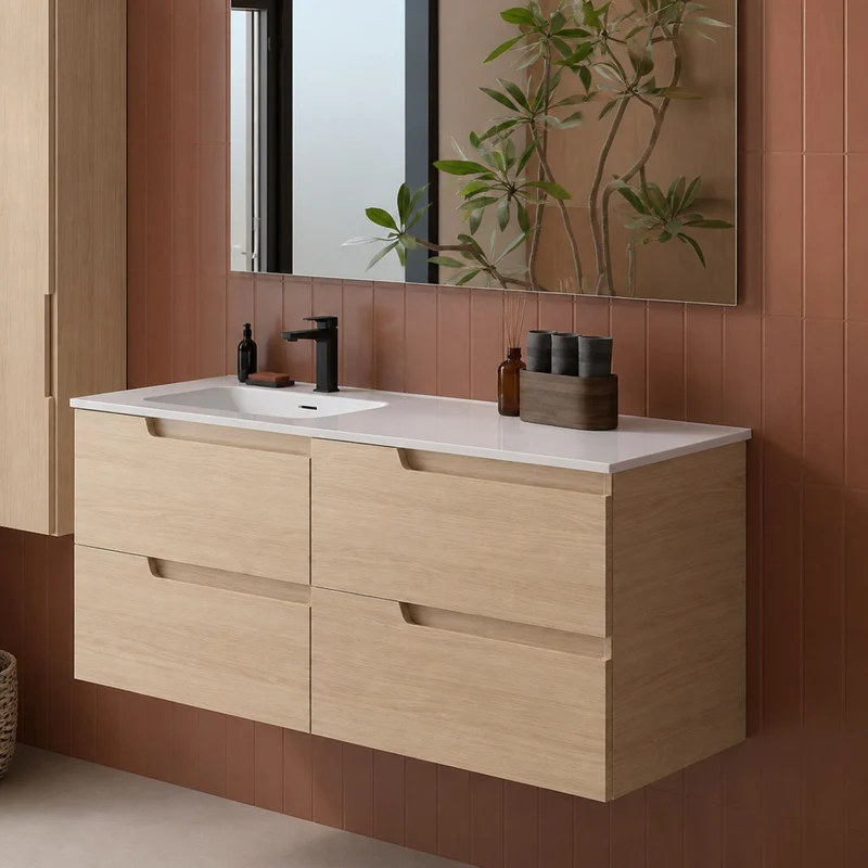 Mueble de Baño Vima Salgar + Lavabo + Espejo - Salgar