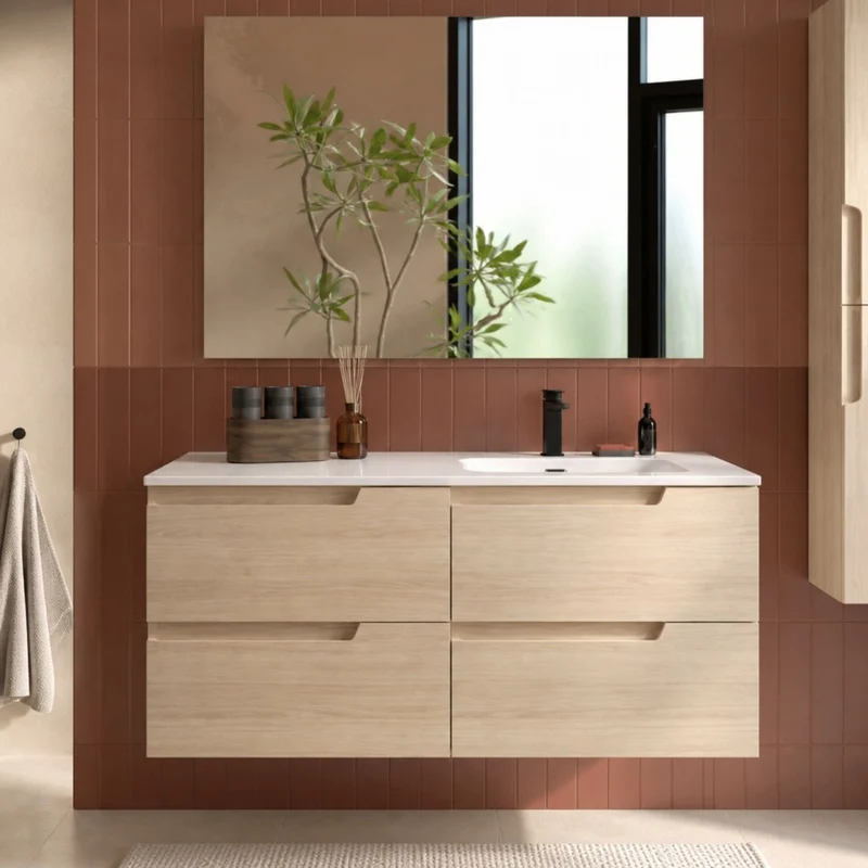 Mueble de Baño Vima Salgar + Lavabo + Espejo - Salgar