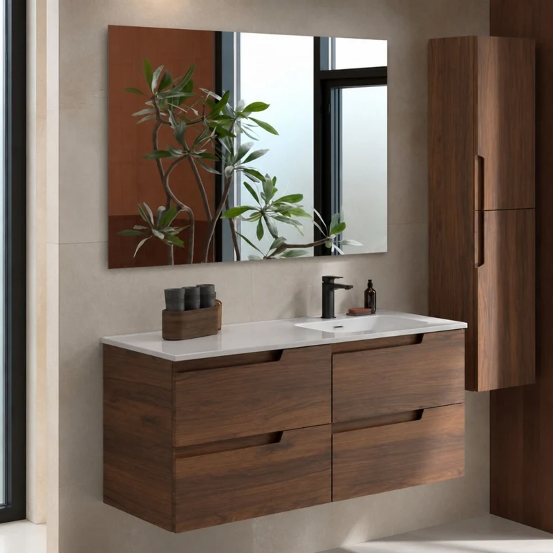 Mueble de Baño Vima Salgar + Lavabo + Espejo - Salgar