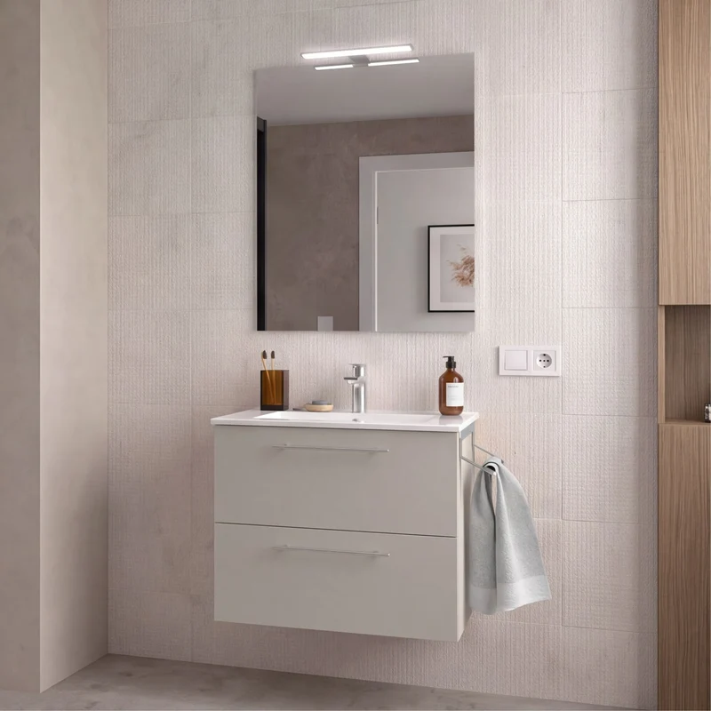 Conjunto Silane Salgar Con Cajones + Lavabo Ibón + Espejo - Salgar