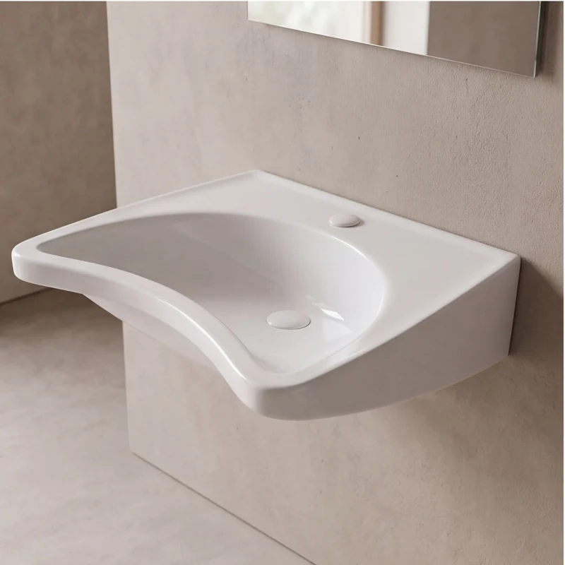 Lavabo Suspendido Nero PMR - Fossil Natura