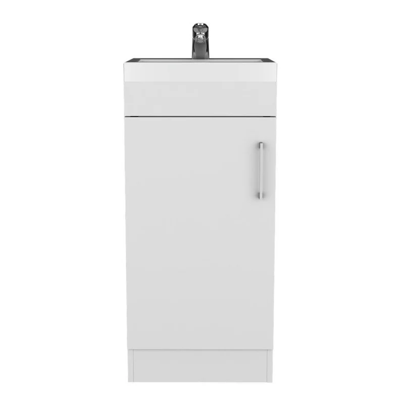 Mueble para Lavamanos Oporto, Blanco, con una Puerta Abatible ZF