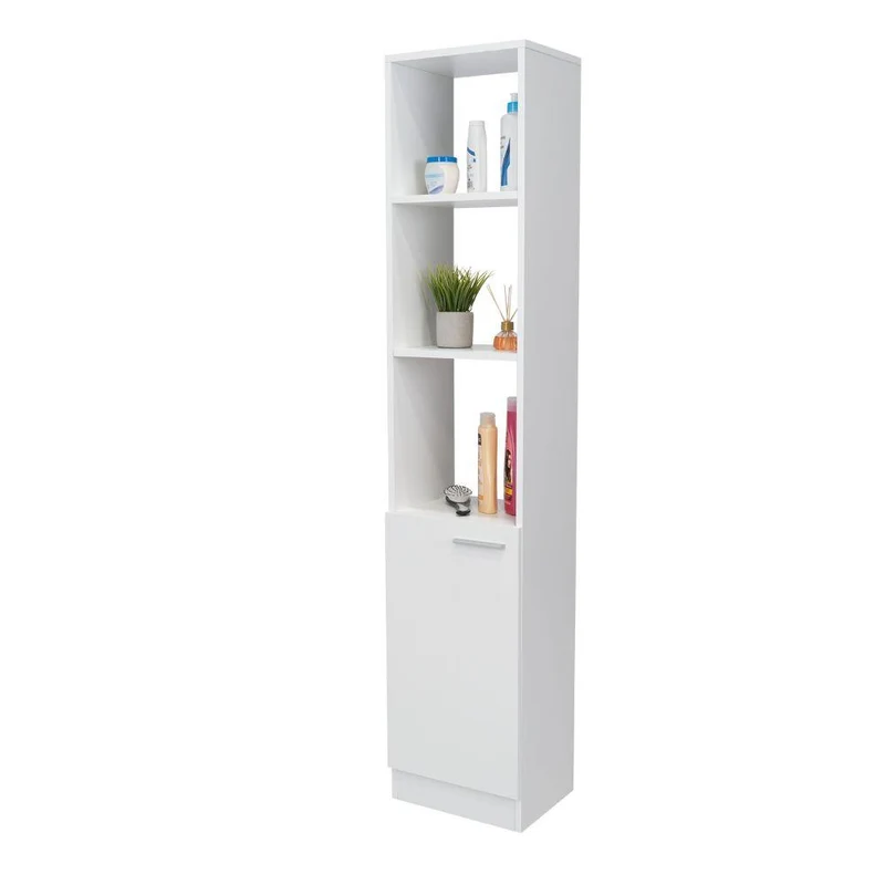 Organizador de Baño Aqua, Blanco, con Variedad de Entrepaños