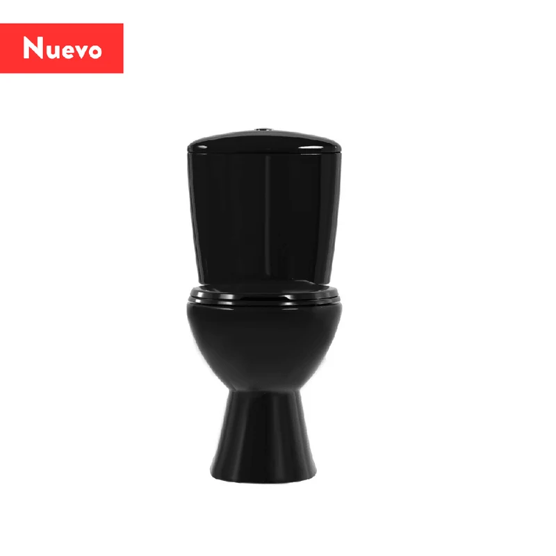 Sanitario Corona Manantial Pro Redondo Negro
