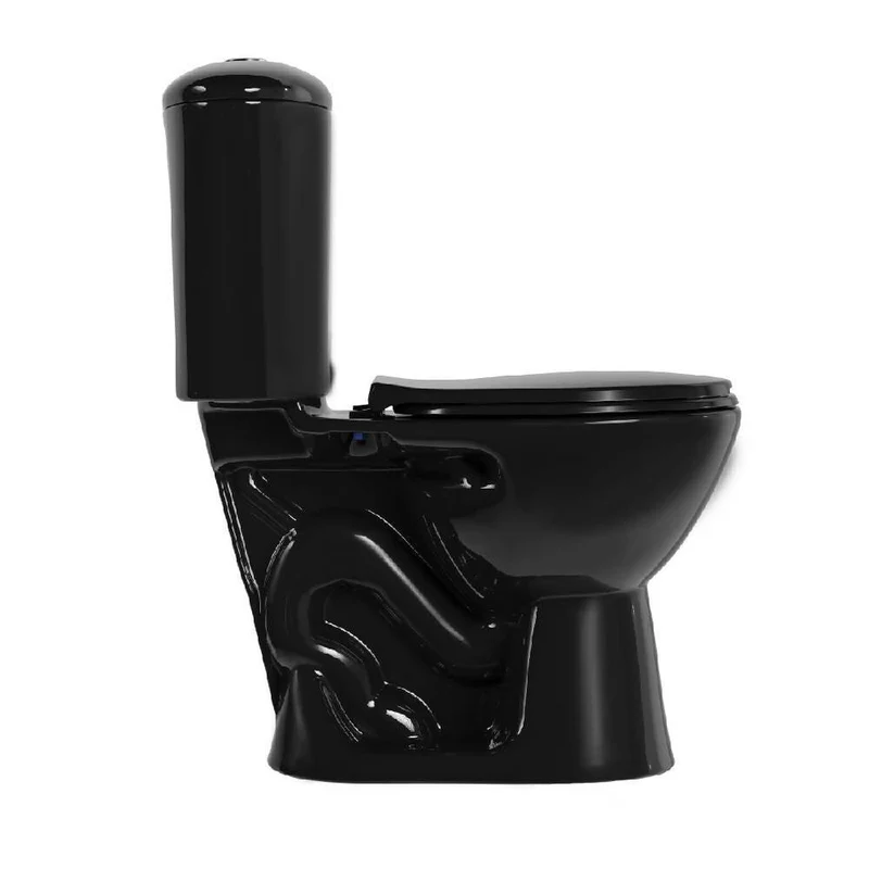 Sanitario Corona Manantial Pro Redondo Negro