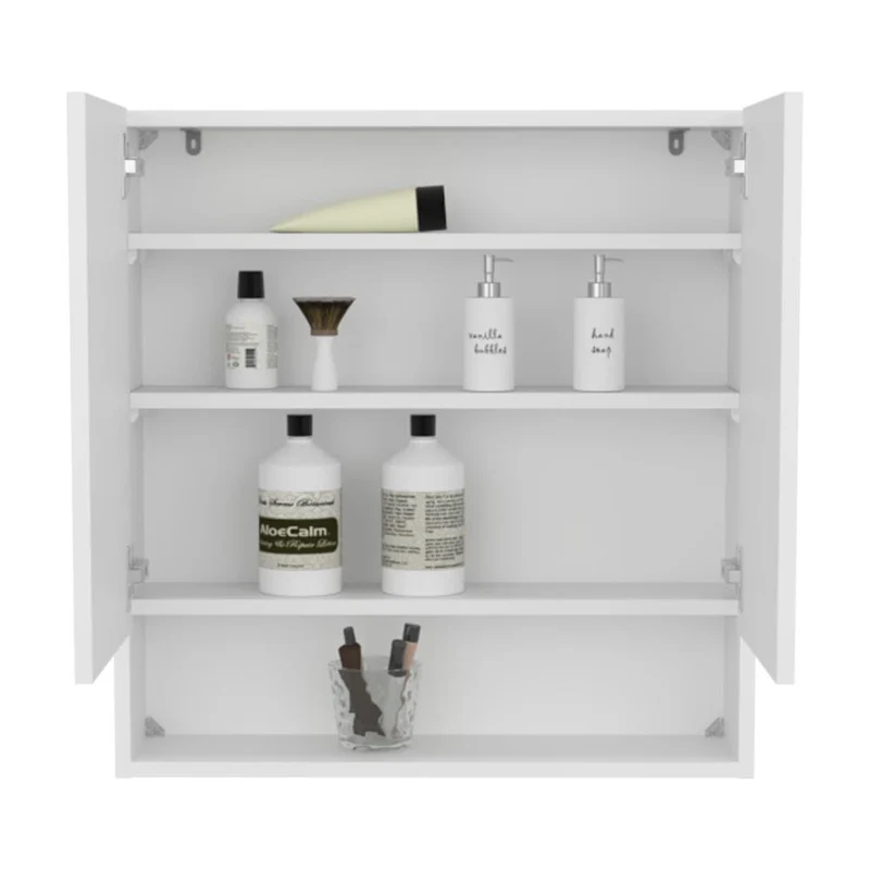 Gabinete de Baño Colet, Kronos Blanco, con Espacio para Colocar Objetos ZF