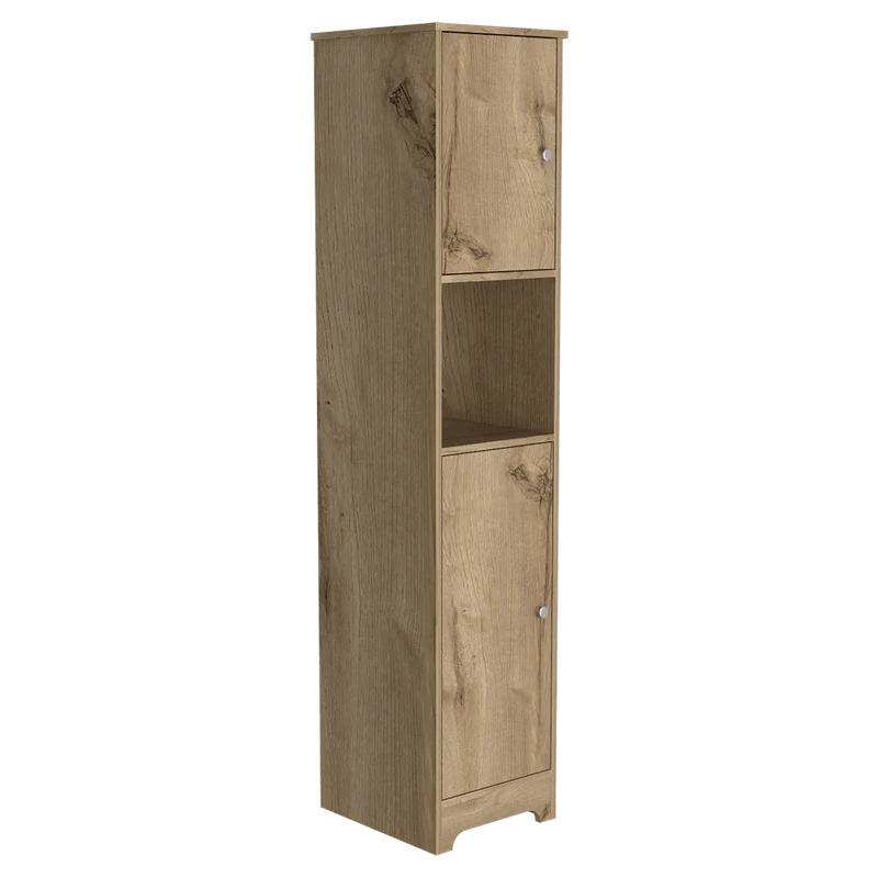 Mueble Auxiliar de Baño Ibis, Café Claro, con Dos Puertas Batientes ZF