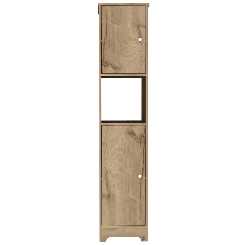 Mueble Auxiliar de Baño Ibis, Café Claro, con Dos Puertas Batientes ZF