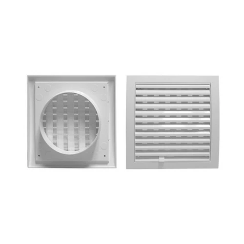 Griglia di aerazione quadrate con imbocco tondo diam.150