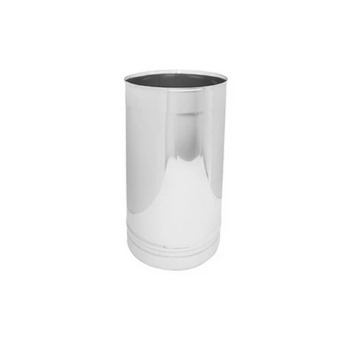 Canna fumaria in acciaio 316l - elemento lineare da mt 0.25 diam. 80