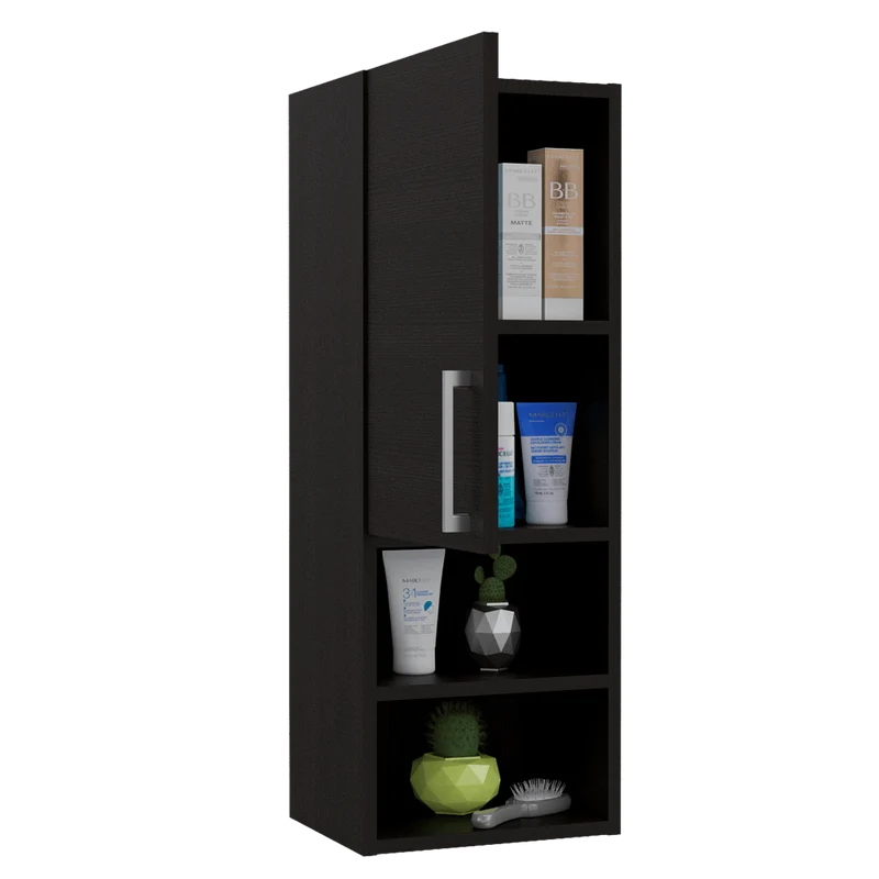Gabinete de Baño Apolis, Wengue, con Espacio para Guardar Objetos de Aseo Personal