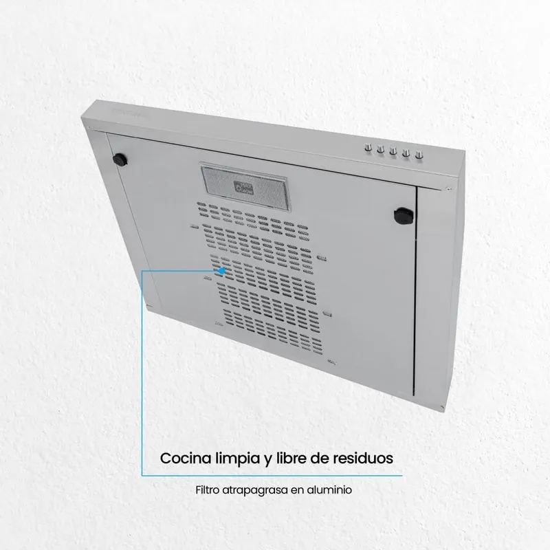 Campana Horizontal Negra 60cm 3 Velocidades Challenger Cx4310