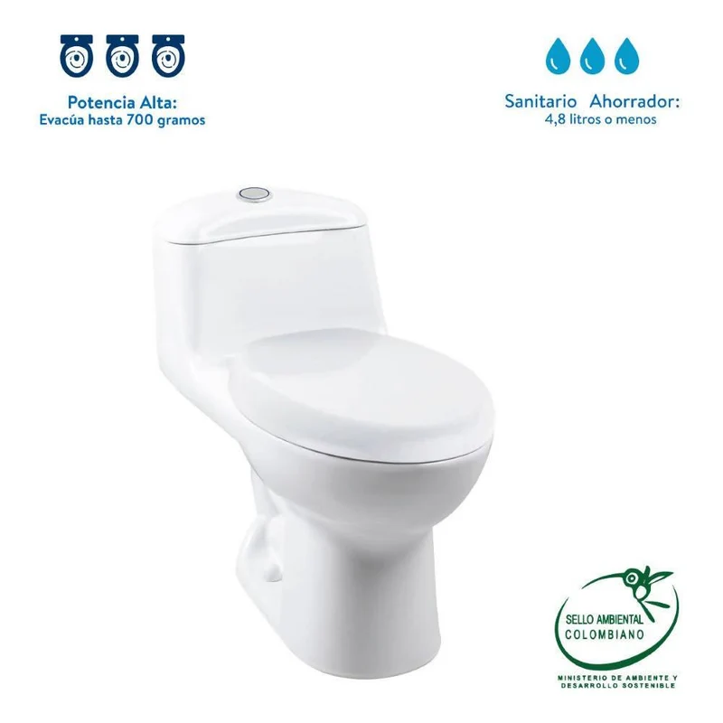 Sanitario Corona Smart Alongado Blanco
