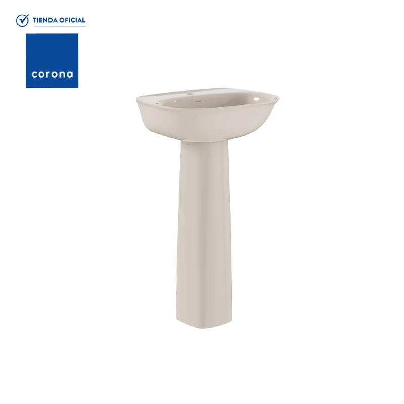 Lavamanos Corona con Pedestal Aluvia Beige
