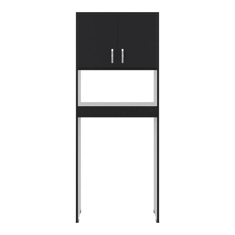 Gabinete de Baño Bristol 25, Wengue y Blanco, Amplios Espacios para Colocar Objetos Decorativos ZF