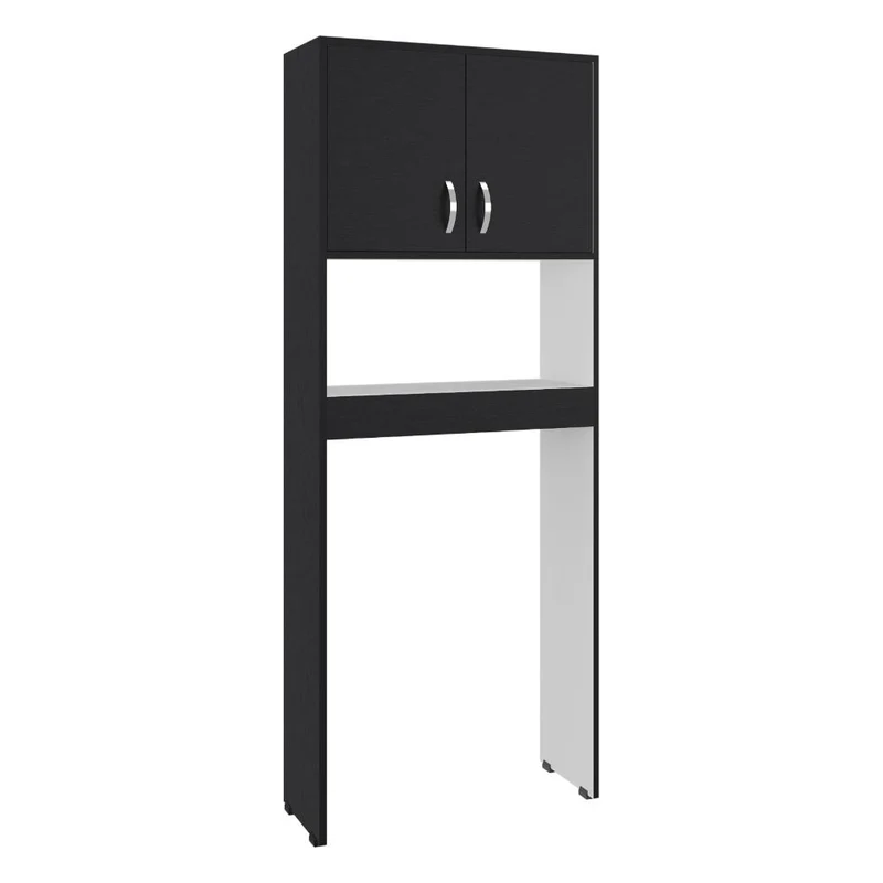 Gabinete de Baño Bristol 25, Wengue y Blanco, Amplios Espacios para Colocar Objetos Decorativos ZF