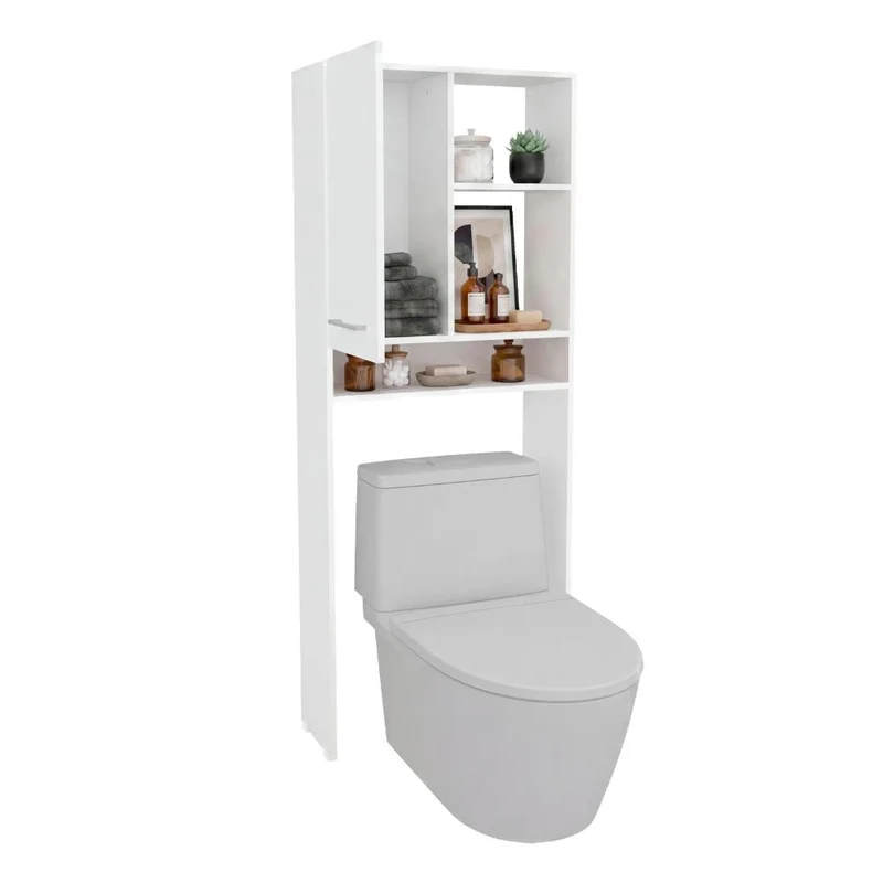 Gabinete de Baño Bristol 26, Kronos Blanco, Amplios Espacios para Colocar Objetos Decorativos ZF
