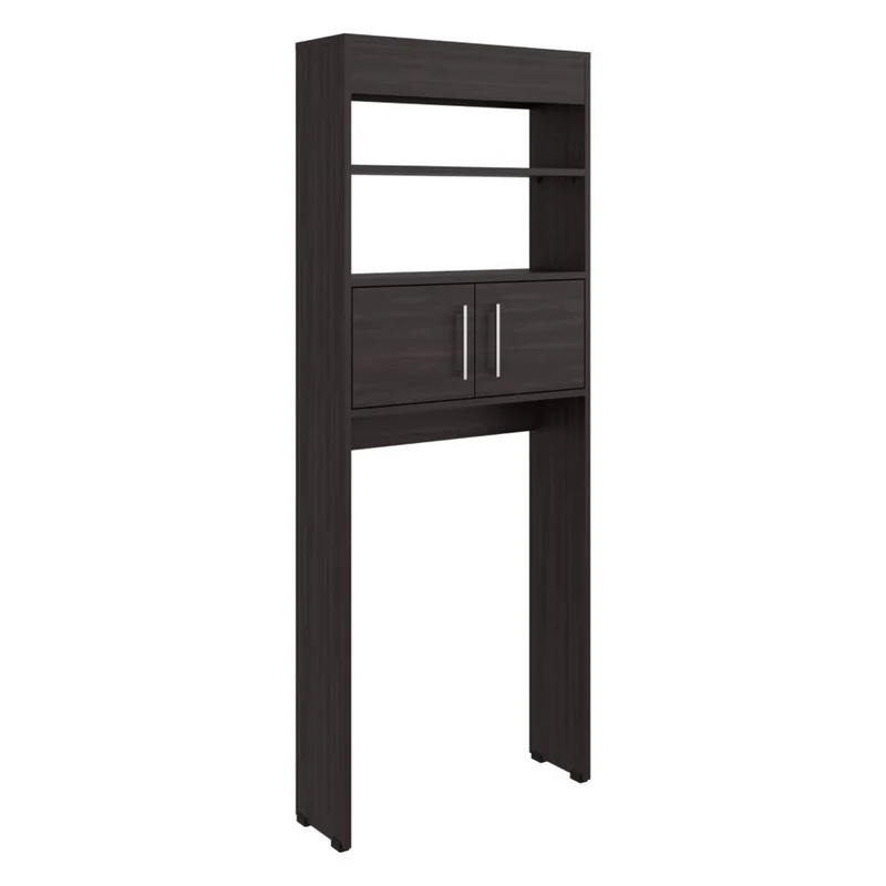 Gabinete de Baño Madrid, Kronos Nogal, Amplios Espacios para Colocar Objetos Decorativos ZF