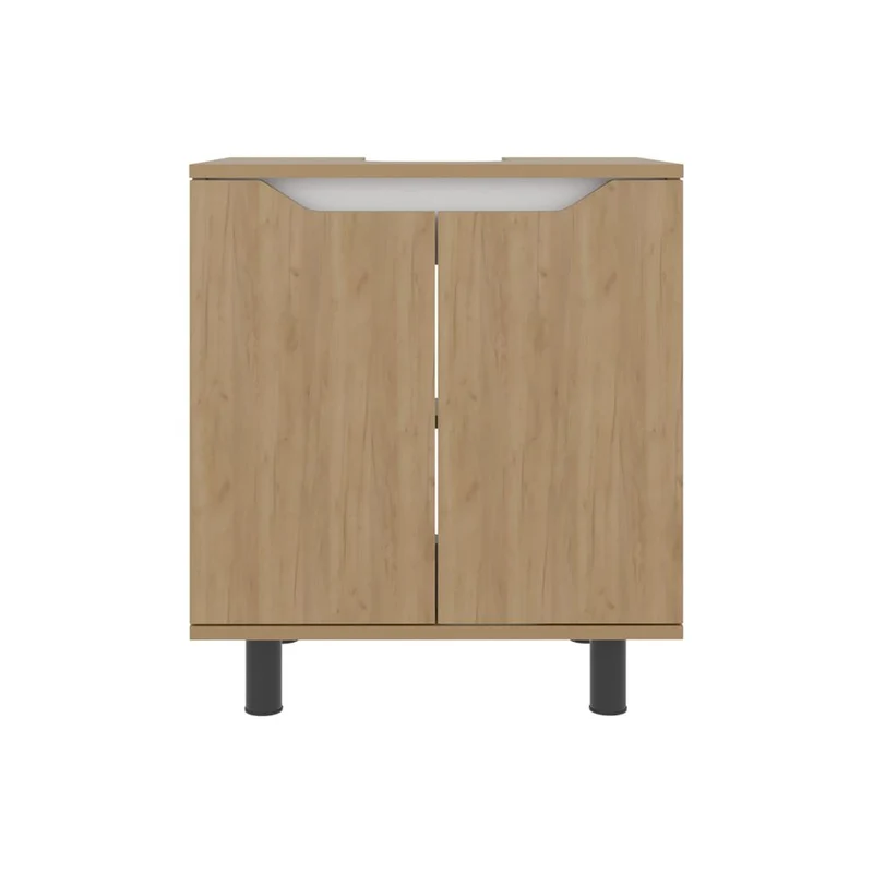 Mueble para Lavamanos Marlo, Kronos Fresno y Kronos Blanco, No Incluye Lavamanos