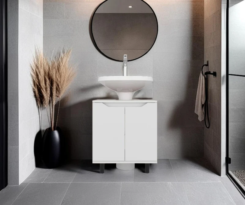 Mueble para Lavamanos Marlo, Kronos Blanco, No Incluye Lavamanos