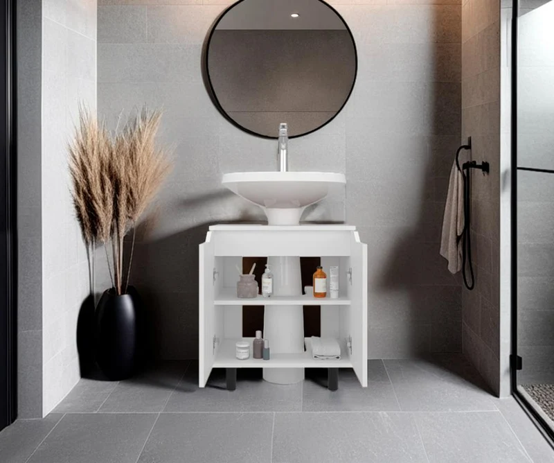 Mueble para Lavamanos Marlo, Kronos Blanco, No Incluye Lavamanos