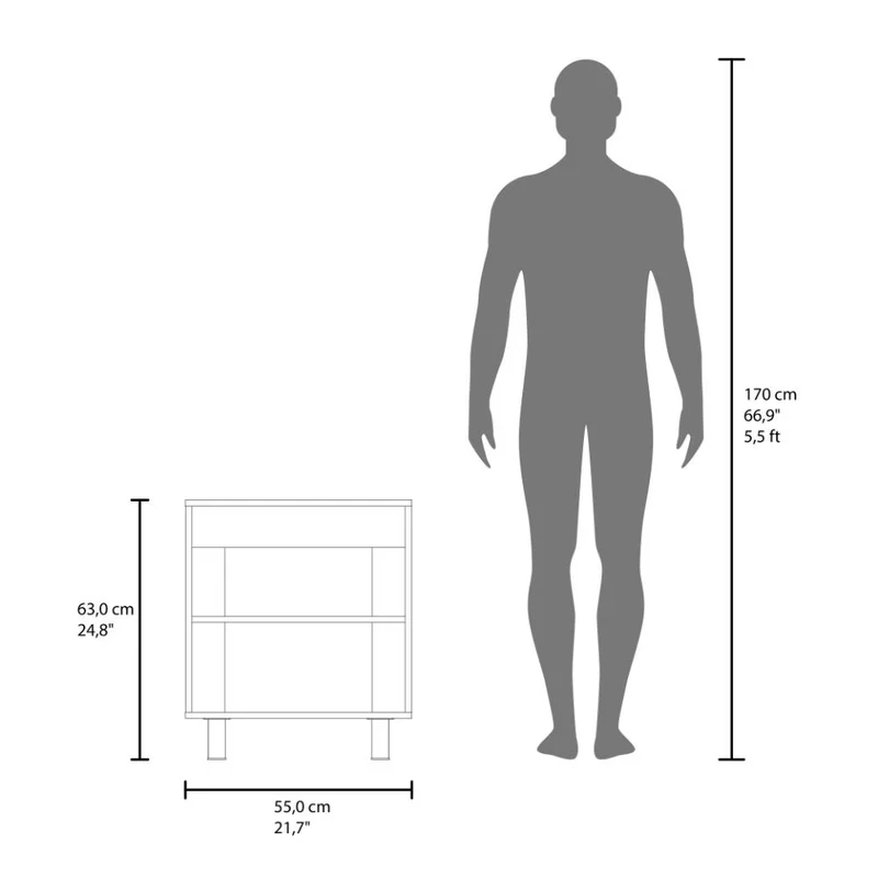 Mueble para Lavamanos Marlo, Kronos Blanco, No Incluye Lavamanos