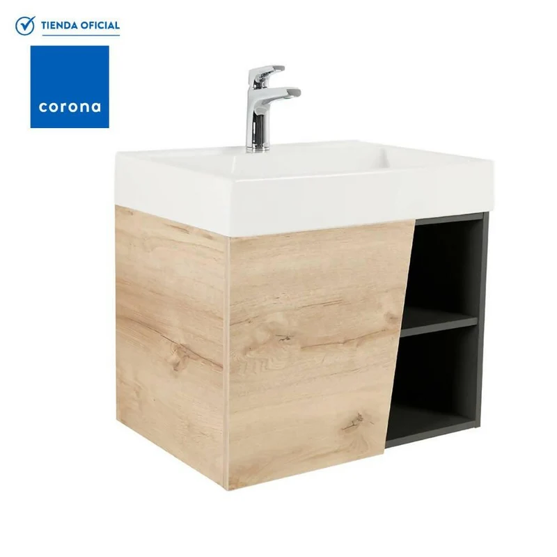 Mueble Corona Fussion Vital 60 cm con Lavamanos