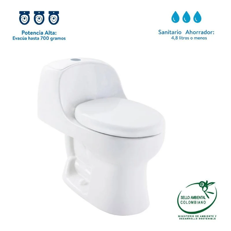 Sanitario Corona Montecarlo Advance Redondo Blanco