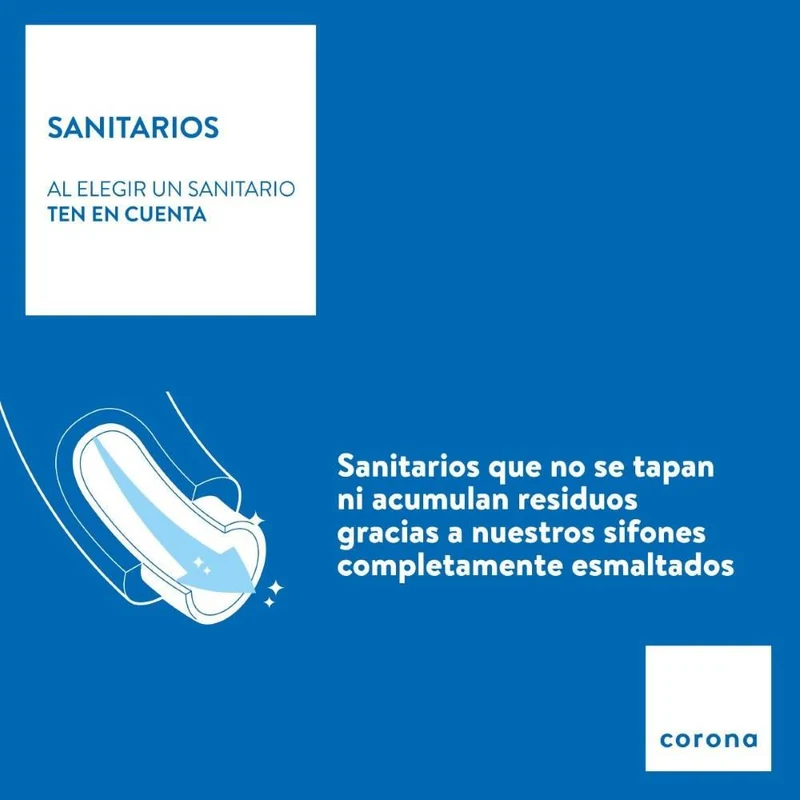 Sanitario Corona Montecarlo Advance Redondo Blanco