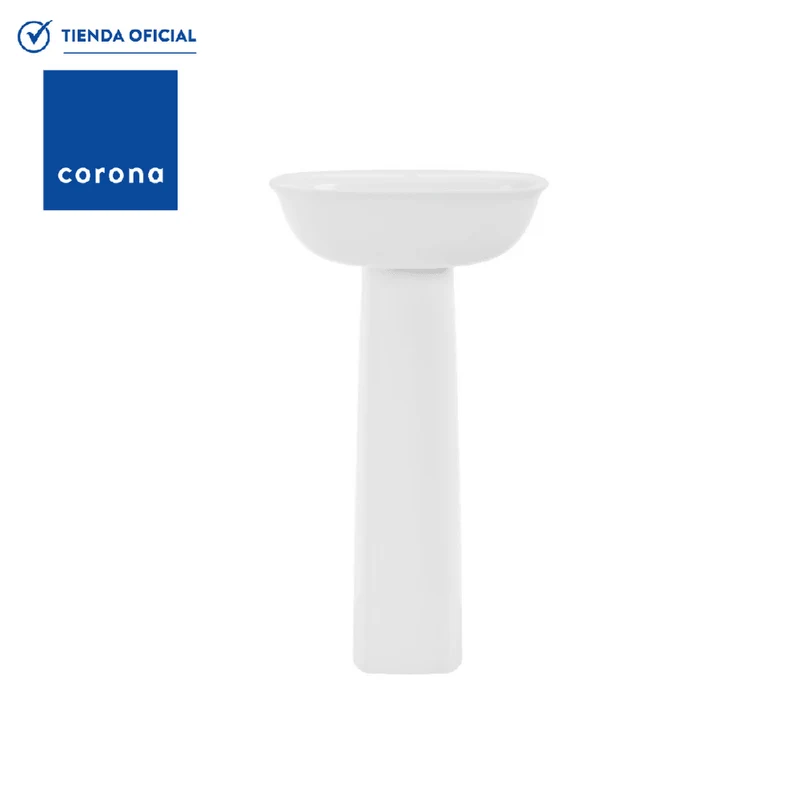 Lavamanos Corona con Pedestal Aluvia Blanco