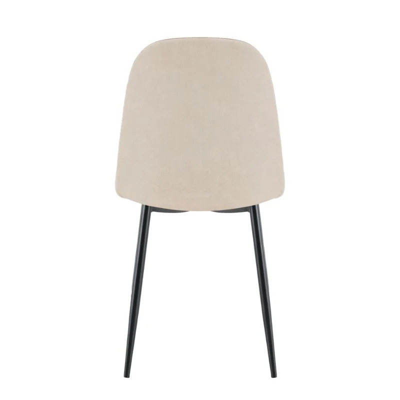 Set de 4 Sillas de Comedor Margarita, Beige, con Espaldar y Diseño Moderno