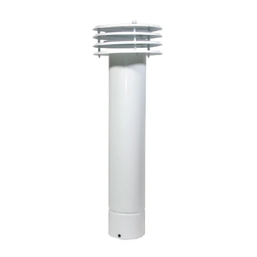 Esalatore fumo ventilato in lamiera verniciata bianca diam. 115