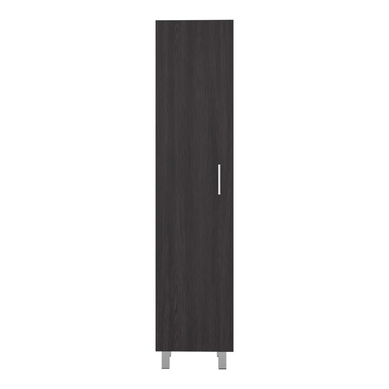 Mueble de Aseo Vinto, Wengue, con Colgador de Escobas ZF