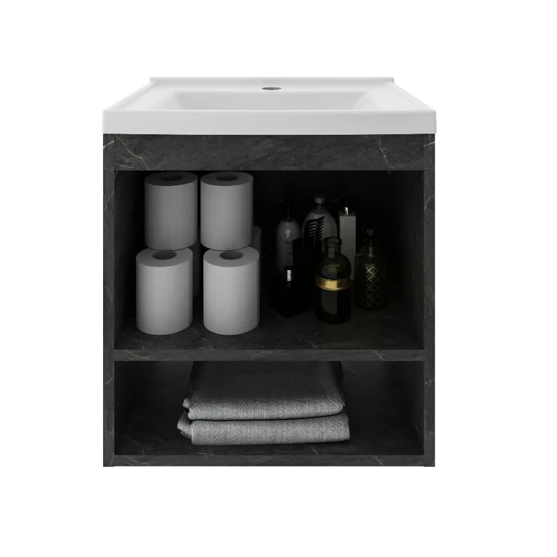 Mueble de Baño con Lavamanos Linz - Mármol grafito