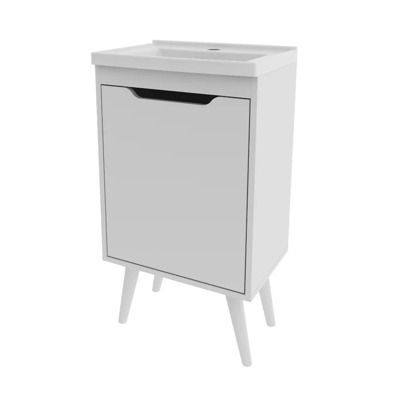 Mueble de baño con lavamanos Nexo - Blanco