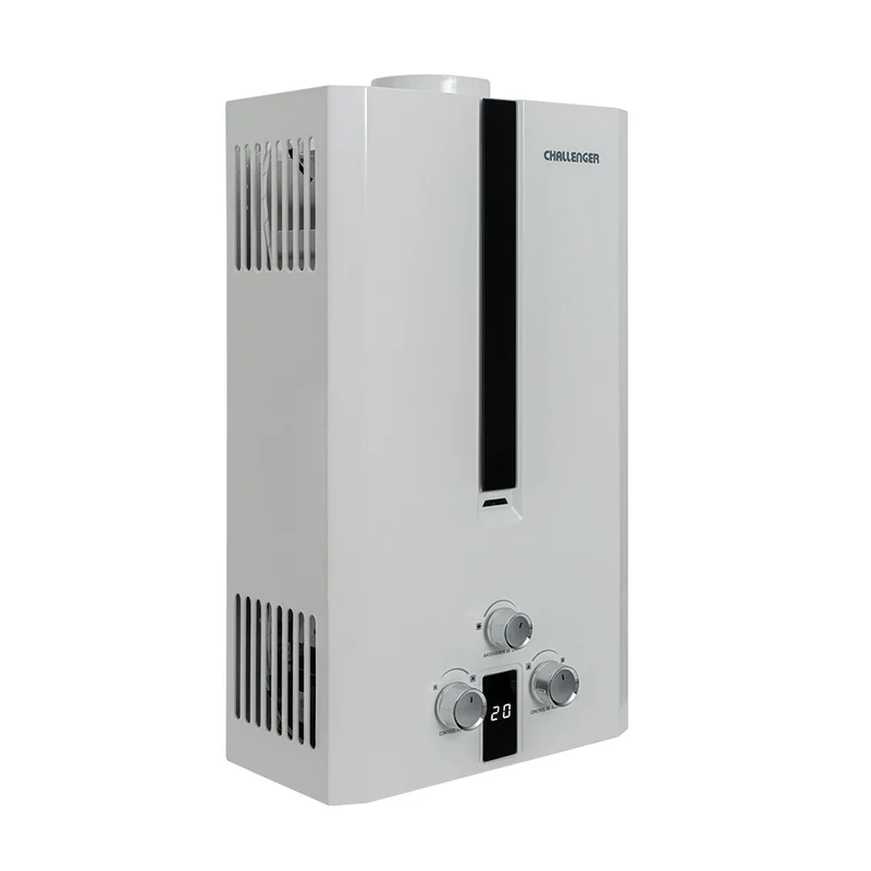 Calentador de Paso a Gas Challenger 12 lts Tiro, Blanco