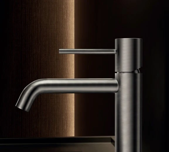 Grifo de lavabo Monomando Serie Monza Acabado Black Gun Metal -Imex