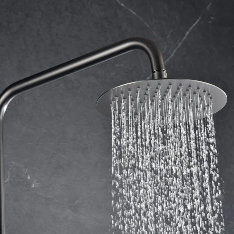 Columna de ducha Monomando Serie Monza Acabado Black Gun Metal -Imex