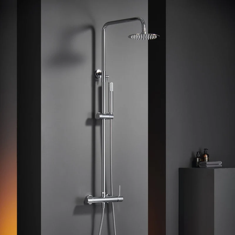 Columna de ducha Monomando Serie Monza Acabado Cromo -Imex