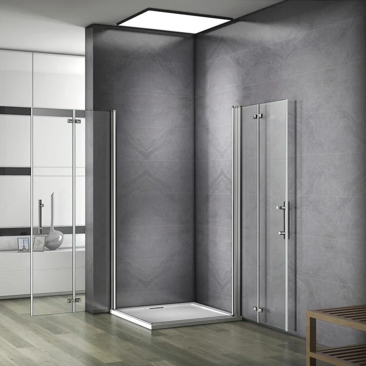 Mamparas Cabina de Ducha Puerta con Bisagra Plegable 6mm