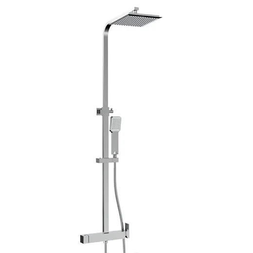 Columna de ducha cuadrada modelo Flow pro